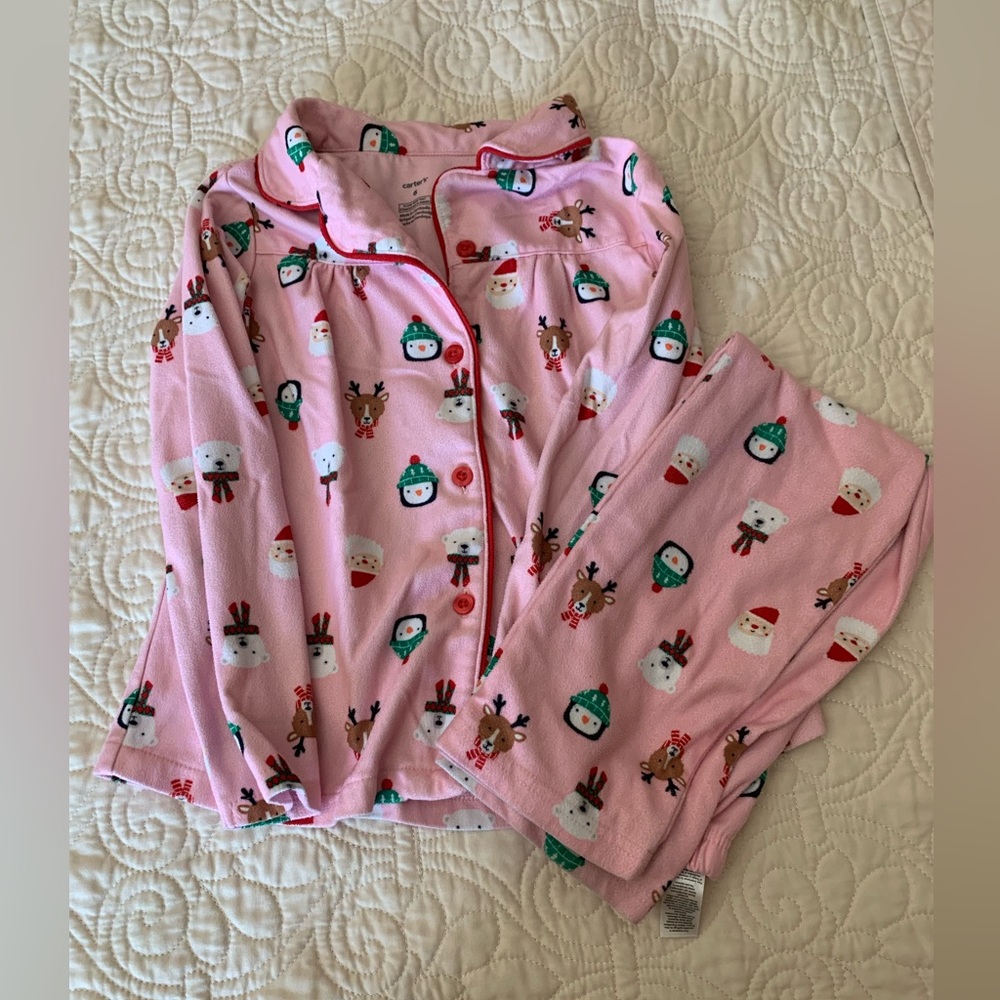 Carters Christmas pajama set